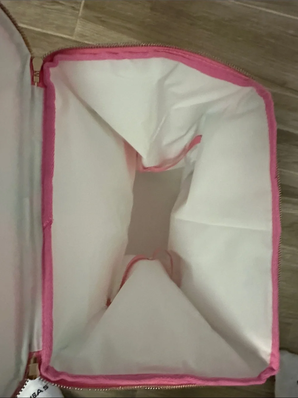 Lilly Pulitzer Aqua & Pink Floral Cosmetic Pouch